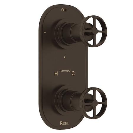 Rohl Campo 1/2" Thermostatic Trim With Diverter A4464IWTCB
